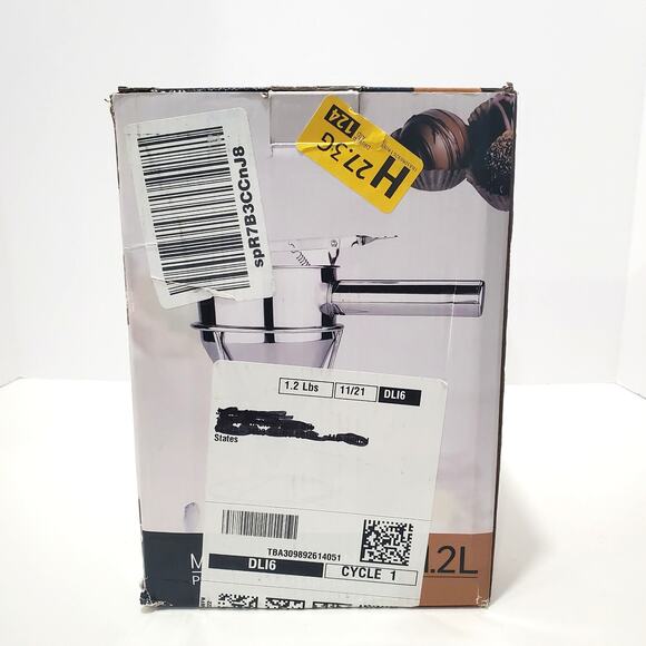 Stainless Steel Pancake Batter Dispenser Funnel Dispenser w/ Stand Detachable - Picture 4 of 11